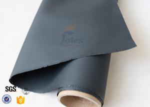 China 15.6Oz Black PU Coated Fiberglass Fabric Roll For Sparks Protection Fire Blanket on sale