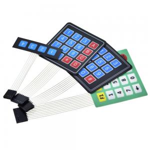 China 16 Key Membrane Switch Keypad 4 * 4 Matrix Keyboard For DIY KIT on sale