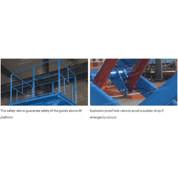 500kgs 10M Hydraulic Heavy Duty Scissor Lift Vertical Material Scissor Lift Platform With CE
