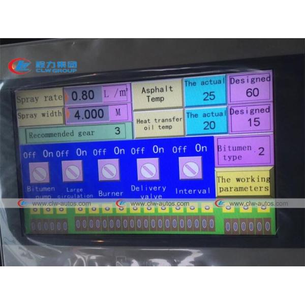 Howo 8X4 371HP 8000 Liters Asphalt Tank 12CBM Gravel Bucket