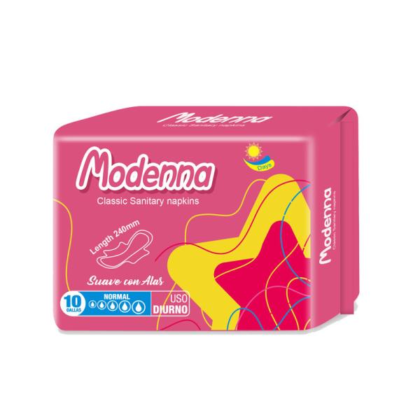 OEM Organic Sanitary Towel Pads Menstrual Super Absorbent Custom