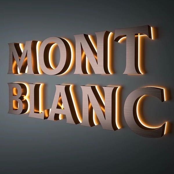 Custom 3D Metal PC Acrylic LED Backlit Signage for Bar Stainless Steel Letter Wall Logo Signs