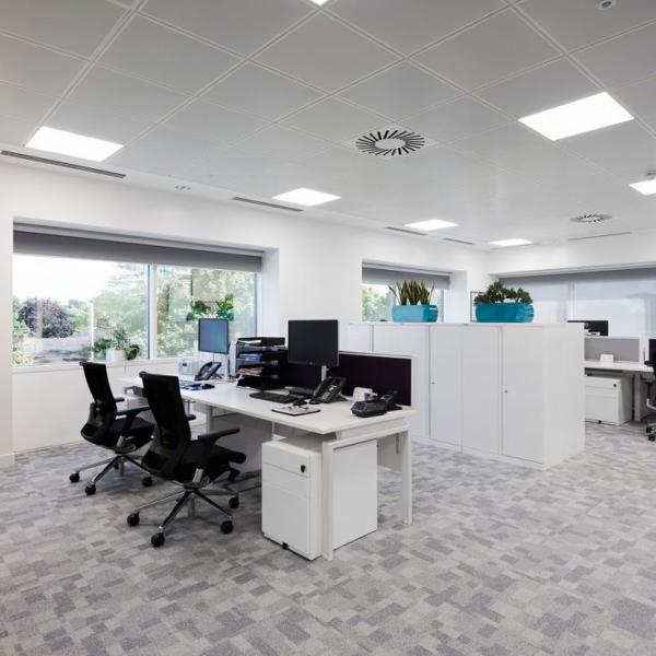 Acoustic Lay-In Aluminum Metal Ceiling 600x600mm Prevents The Heat Loss Recycling