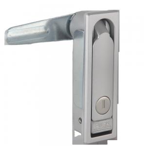 China Zinc Alloy Electrical Cabinet Door Lock Silver 3 Point Panel Lock on sale