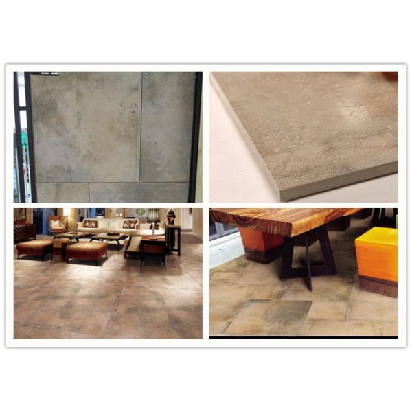 10 Mm Thickness Cement Look Porcelain Tile Yellow Accidental Colouring