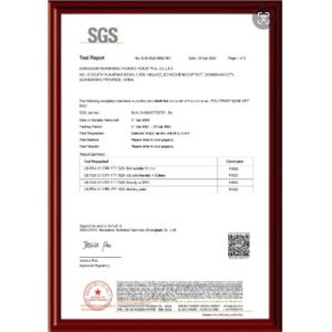 Runsheng Packing Industry Co.,Ltd Certifications