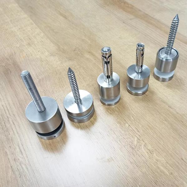 10mm Tempered Frameless Glass Railing System with Stainless Steel Standoffs