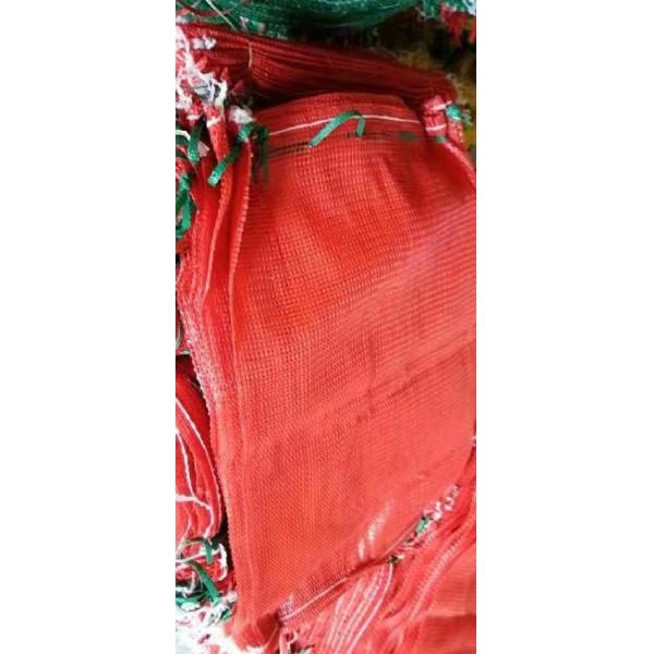 PP Drawstring Mesh Netting Bags Vegetables Packing Onion Potatoes