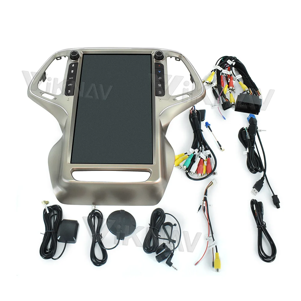 Car 2014 2018 Jeep Grand Cherokee Radio Replacement Auto Stereo 13.6 Inch OEM