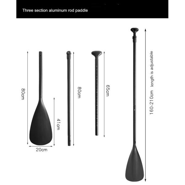 Surfboard Inflatable Boat Paddle SUP Paddle Single Head Paddle Aluminum Alloy Canoe Paddle