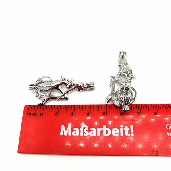 Silver Plated Creative Mermaid Fashion Jewelry Making Pearl Necklace Set