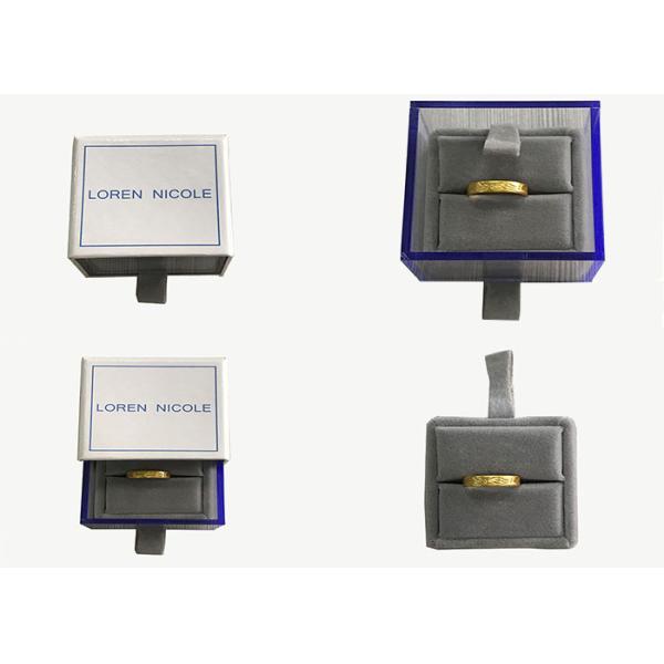 Acrylic Glass Folding Gift Boxes Custom Size Color Printing For Jewelry Packaging