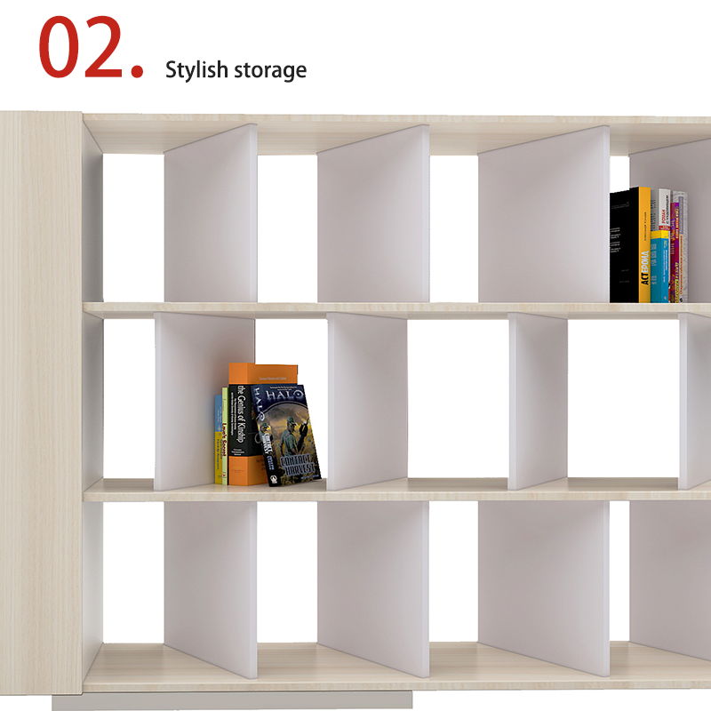 Large Capacity Sturdy Lockable Filing Cabinet, Open Layered Storage Bookshelf, Office Data Storage Cabinet