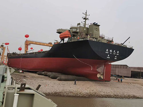 Customized Boat Lift Air Bags Ultra High Pressure 12 Layer Ship Airbag