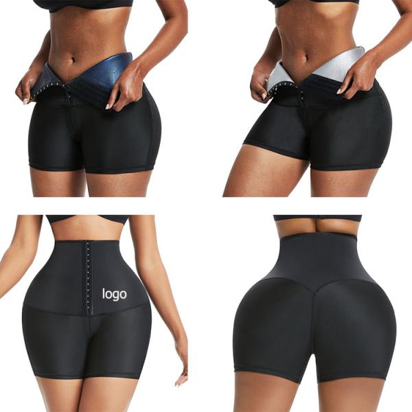 Women's Tummy Control Sauna Shorts HEXIN Free Sample Neoprene Shaper with Butt Lifter