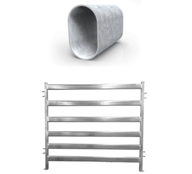 30x60mm Galvanized Cattle Fence Panels Heavy Duty / Horse Yard Panel