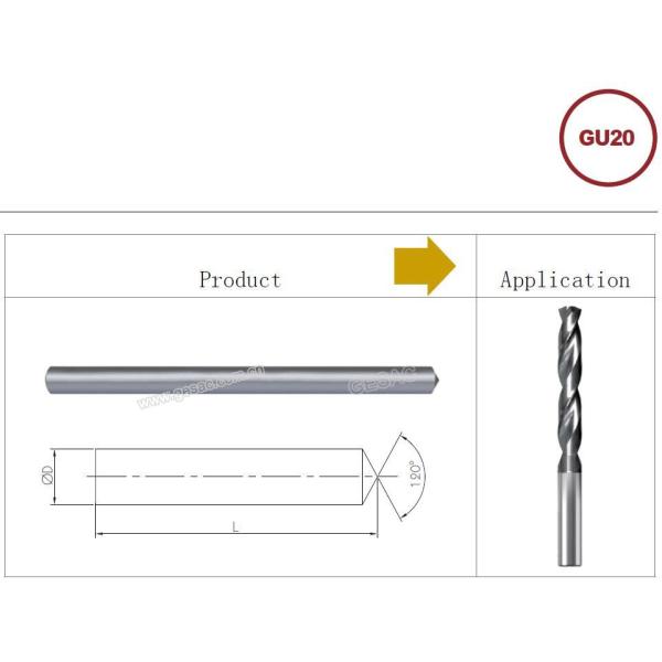 Customized Cemented Carbide Rod Blanks Wear Resistant For Making Drill Bits