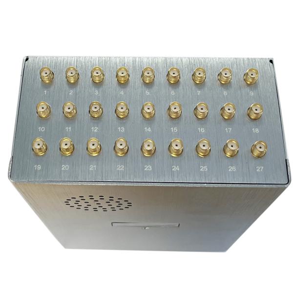 27 Antennas Portable Jammer Blocks WiFi 6E and All Mobile Phones Worldwide GPS RF Signals With New Longer 2.5dbi Gain Omni Antennas
