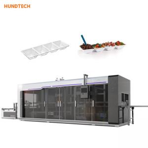 Cheap 120mm Three Stations Tray Forming Machine HIPS Vacuum Forming Machine wholesale