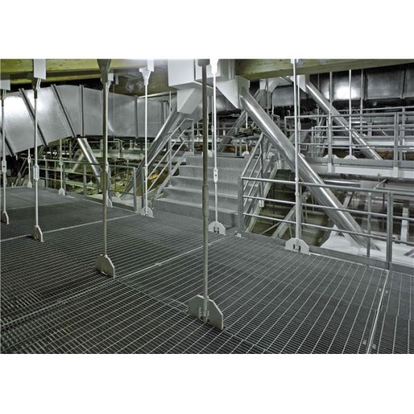 Customized Design Pressure Locked Steel Grating 30 × 5 / 32 × 5 Platform