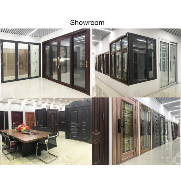 Villa Aluminum Door Stainless Steel Security Door With Smart Lock Entrance Door for House