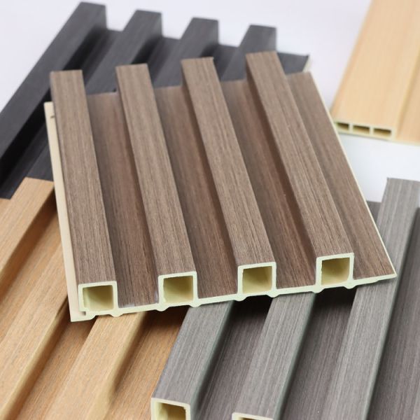 High Quality Wooden Grain PVC Wpc Wall Panels Wall Decor Panel for Indoor Decoration