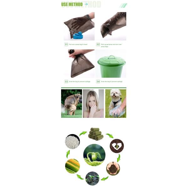 Eco-Friendly 100% Biodegradable Dog Pet Waste Poop Bags