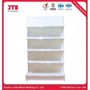 Buy cheap 5 Tiers White Gondola Shelving L Post 80kgs 1500mm High from wholesalers