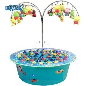 Cheap Time Controllable Children Amusement Fishing Machine With Multiple Fishing Rods wholesale