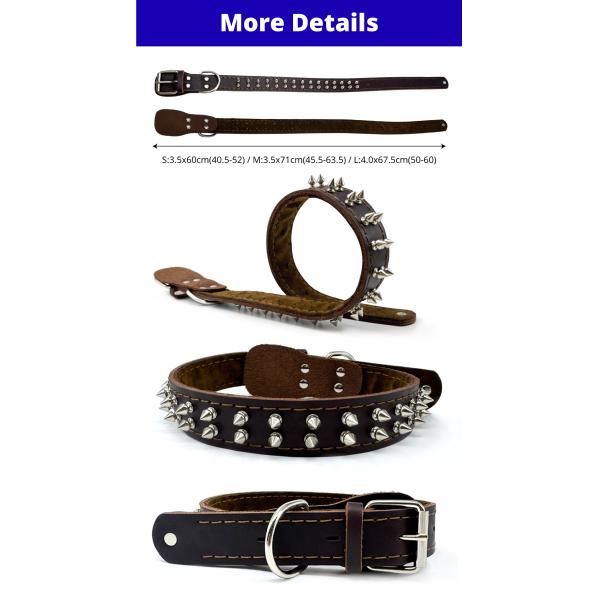 Genuine Leather Pet Collar