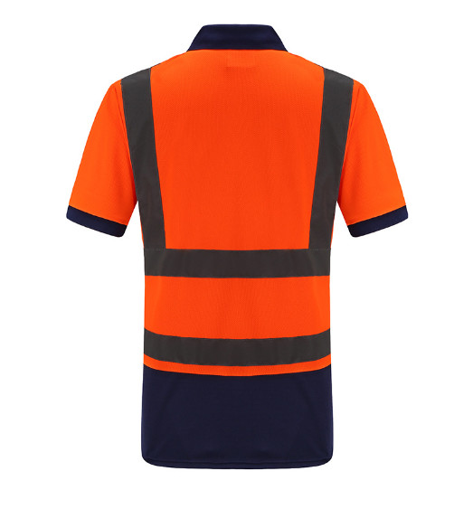 Reflective PPE Safety Wear Road Work Manager Reflective POLO Shirt/T-Shirt Customizable Logo