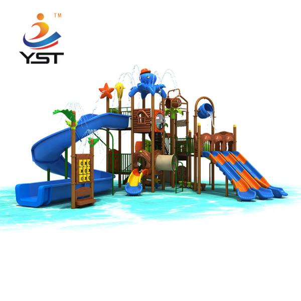 Outdoor Kids Fiberglass Water Park Playground Slides 19099 Equipment Children