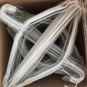 Powder Coated Galvanized 16 Inch Heavy Duty Vinyl Coated Hangers