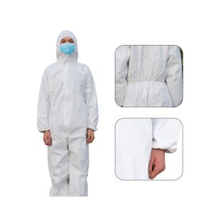 China Blue Taped Seams XXL 185cm Disposable Protective Clothing on sale