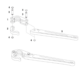 Bq Nq Hq Pq Full Grip Inner Tube Core Barrel Wrench Heat Treated