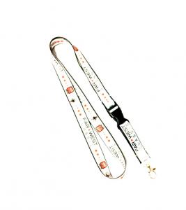 China Classic Music Polyester Dye Sublimation Lanyards with Heat Transfer Printing on sale