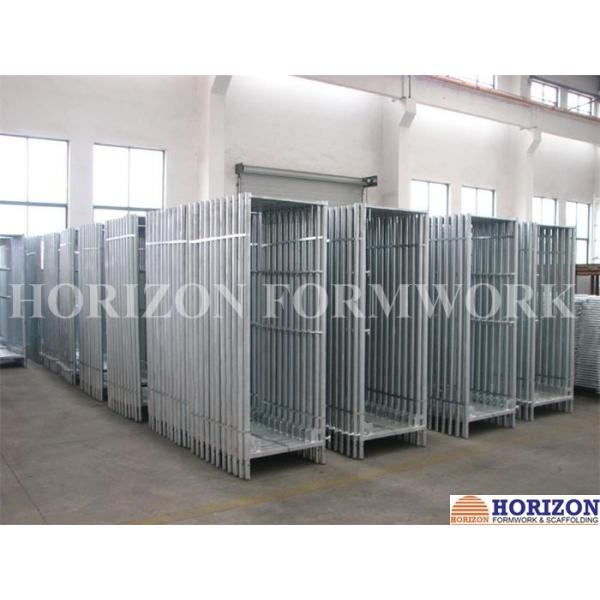 Universal Frame Scaffolding Systemy Q235 Steel H Frame Cross Brace OEM Available