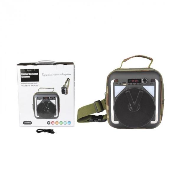 CH-M40 Waistband Bluetooth Speaker can automatically store 50 radio stations, using built-in high-sensitivity antenna