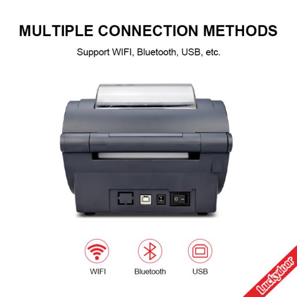 DC24V 160mm/S Barcode Label Printer PDF417 Data Matrix Label Printer