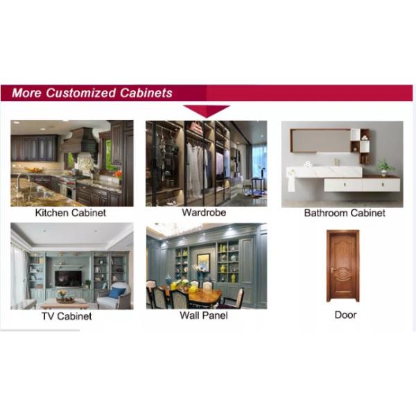 Shaker Style Solid Wood Kitchen Cabinets H900mm 18mm Chip board