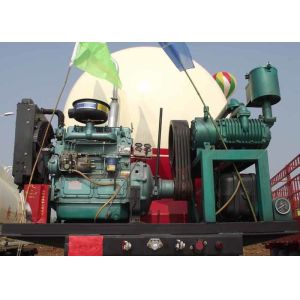 China 3 Axle SINOTRUK Bulk Cement Tank Trailer Truck with 55-65CBM Weichai engine on sale