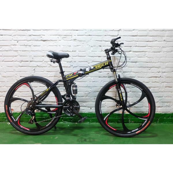 20 Inch Fold Up Bicycles For Adults Steel Frame Inner Painting Length 1.33m