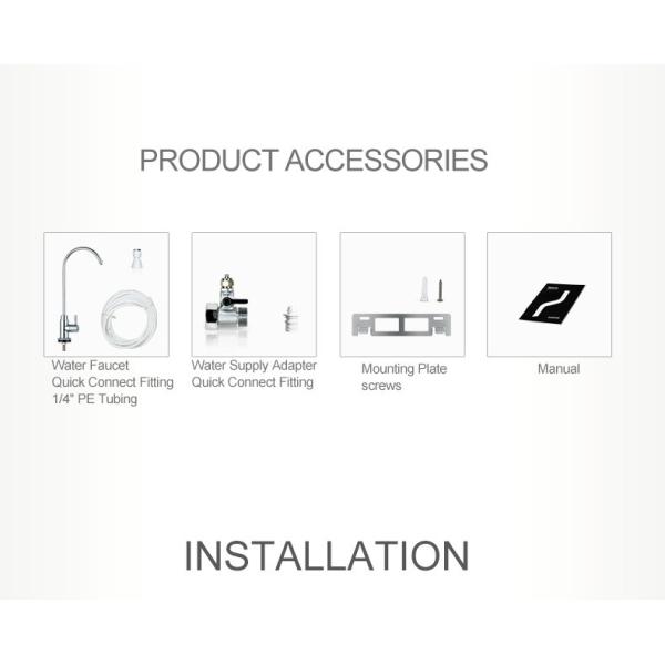 5 Micron Leakpproof Carbon Water Filter System Multifunctional Under Sink