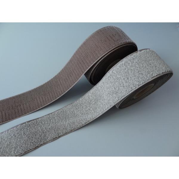 Grade A Conductive Hook Loop / Protective Hook And Loop Roll 100% Silver Plated Fiber