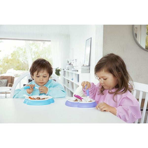 Newborn Baby Apron Bib Baby Kids Cartoon Pattern Eat & Play Soft Material