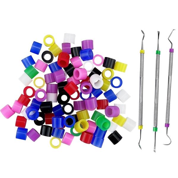 A Grade Dental Materials Instruments Disinfection Identification Ring 100pcs/box CCC Certification