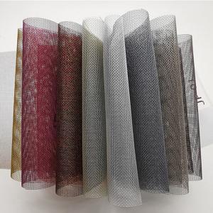 China Wall Covering Art Glass With Plain Woven Mesh Interlayer on sale