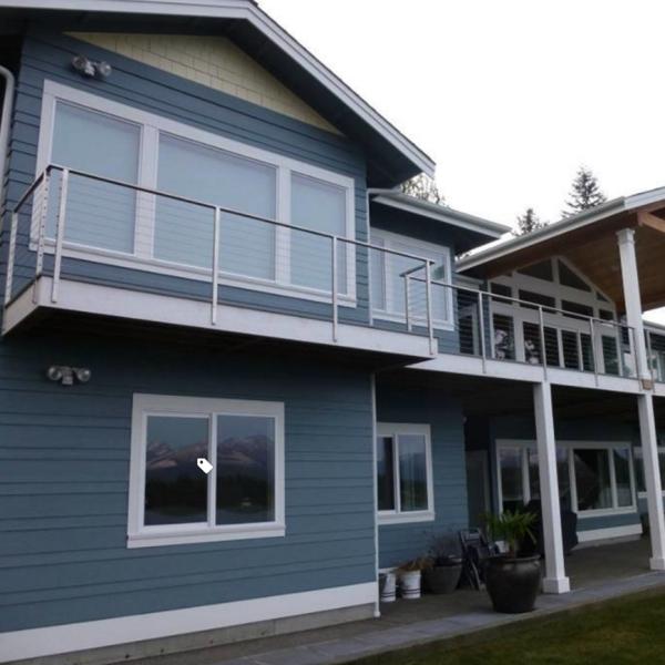 Balcony Side Mounted Building Railing Stainless Steel Cable Outdoor / Indoor Usage