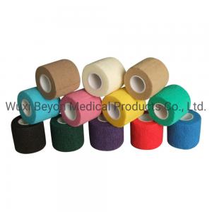 Cheap Support Non Woven Cohesive Bandage Self-Adherent Elastic Cohesive Wrap Vet Bandage wholesale