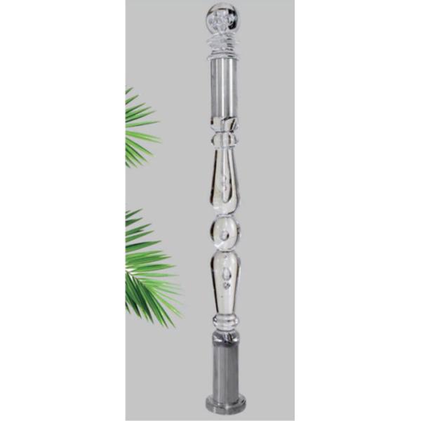 Quality Fashion Molden Style Stair Railings Clear Acrylic Stair Handrail for sale